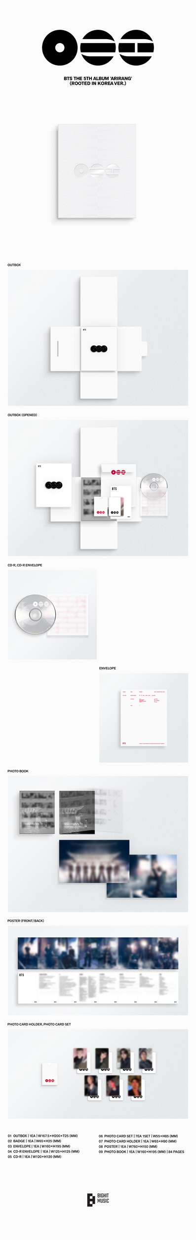 Rooted in Korea BTS 5th Album - ARIRANG
