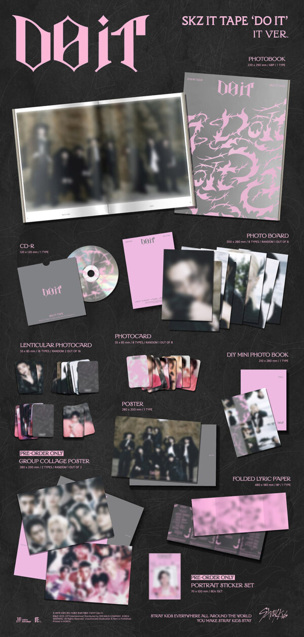 Stray Kids Album - SKZ IT TAPE [DO IT] (IT VER.)
