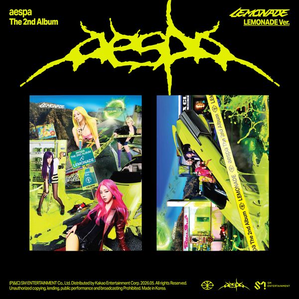 Lemonade 1 aespa 2nd Album - LEMONADE (Random Ver.)