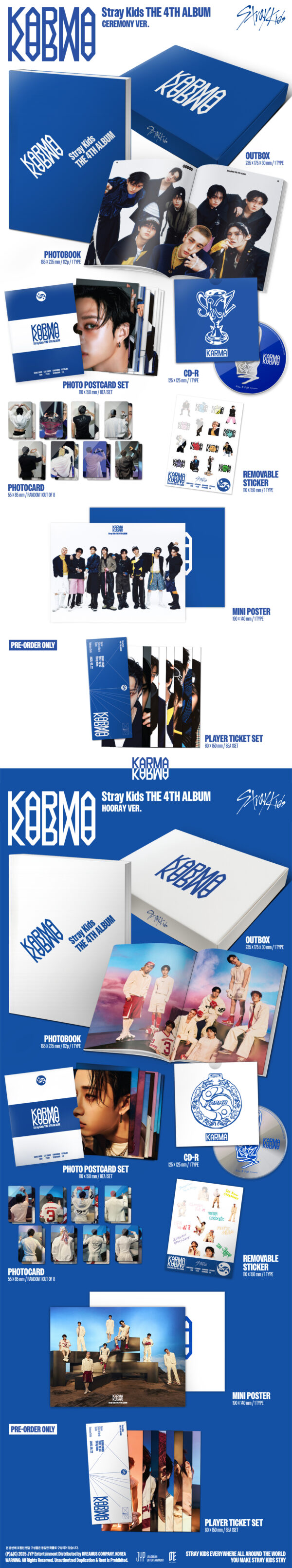 Stray Kids Karma1 Stray Kids 4th Album - KARMA (Random Ver.)