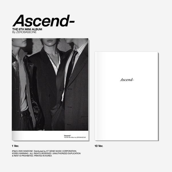Ascend 1 ZEROBASEONE 6th Mini Album - Ascend- (Random Ver.)