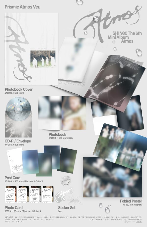 SHINee 6th Mini Album - Atmos (Prismic Atmos Ver.)