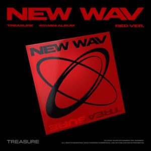 Red 1 TREASURE 4th Mini Album - NEW WAV (RED Ver.)