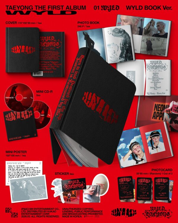 TAEYONG 1st Album - WYLD (WYLD BOOK Ver.)