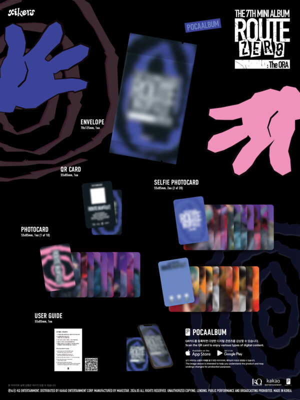 xikers 7th Mini Album - ROUTE ZERO : The ORA POCAALBUM